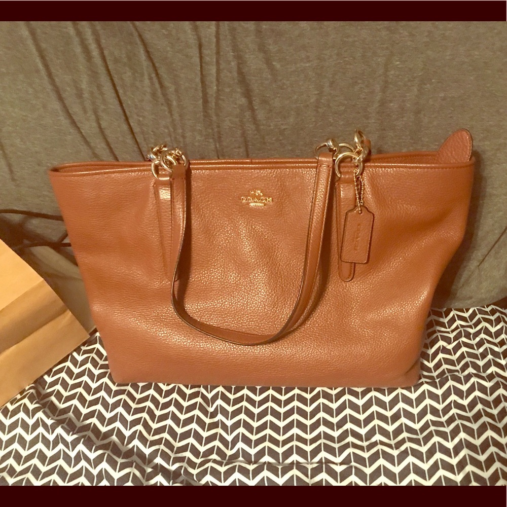 Coach saddle tote